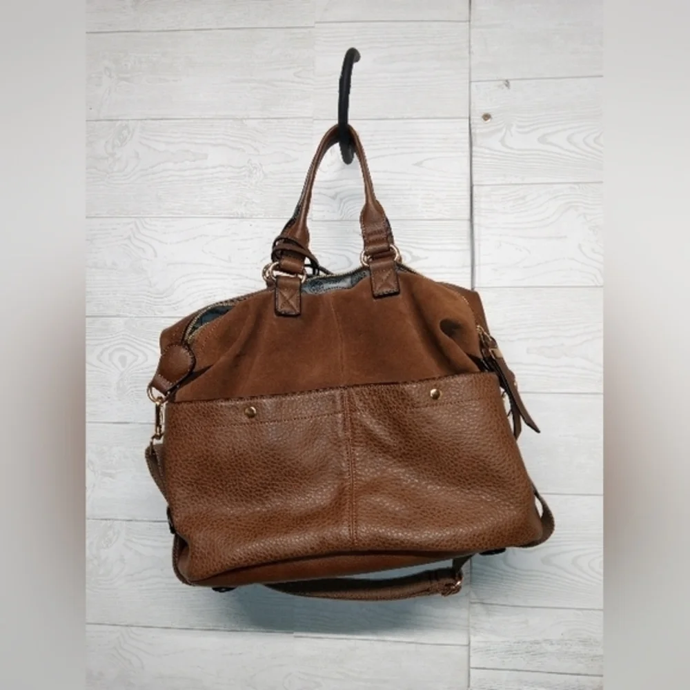 Brown‎ Leather Unbranded Shoulder Bag